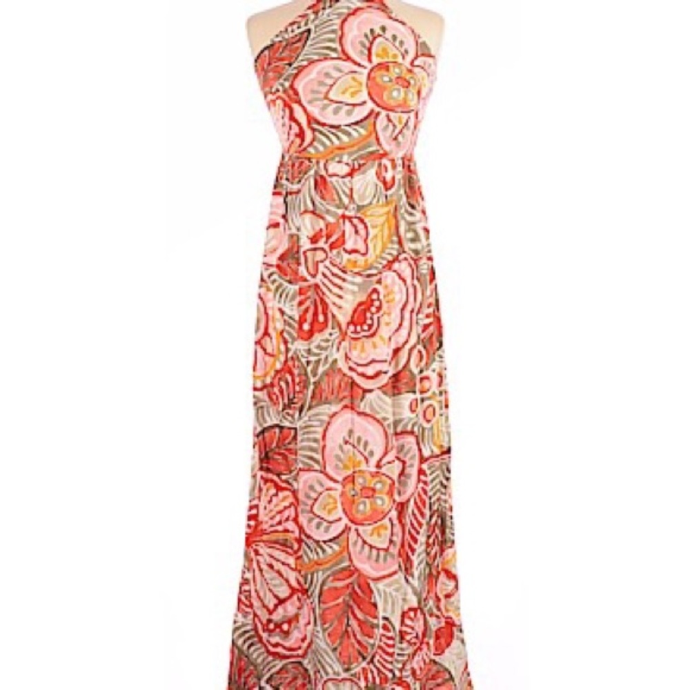 NWT Ann Taylor Loft tropical floral maxi. Size 8.